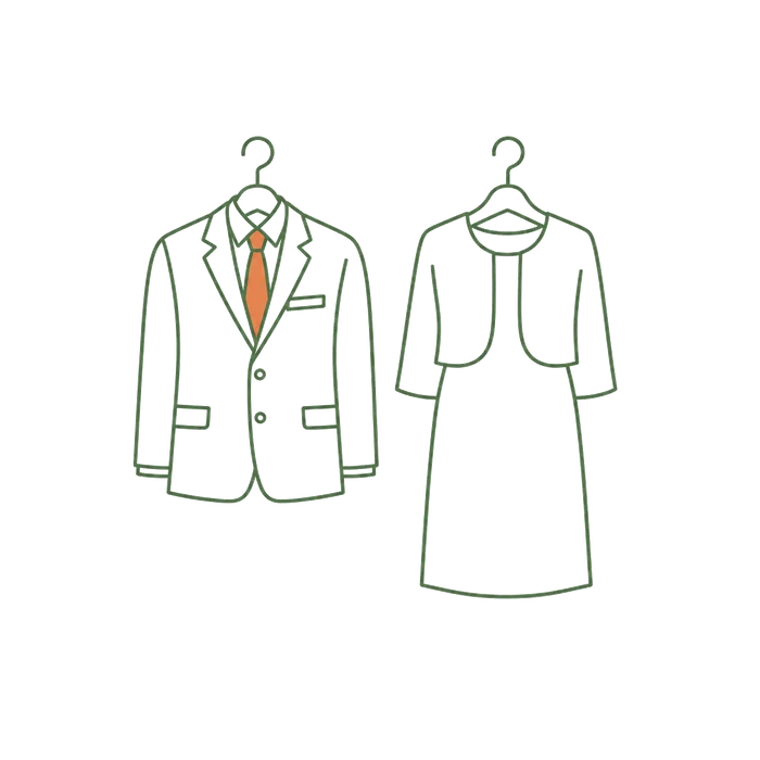 服装マナーのイメージイラスト